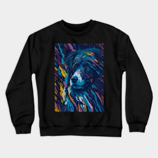 Abstract Bergamasco Sheepdog Crewneck Sweatshirt